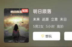 明日陨落剧本杀复盘答案解析_谁是主角_玩家体验推理思路测评