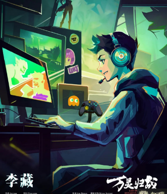 万灵归战剧本杀角色(李藏)人物设计风格