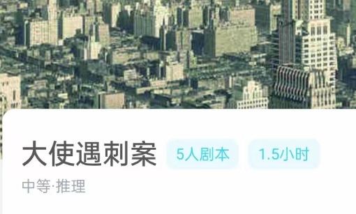 大使遇刺案剧本杀我是谜答案