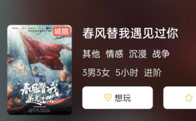 春风替我遇见过你剧本杀