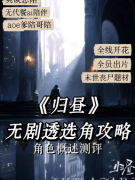 《归昼》剧本杀复盘教程：线索流程+任务结局+真相揭秘