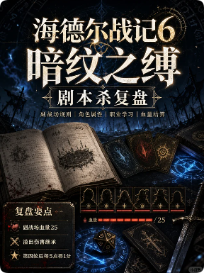 海德尔战记6暗纹之缚剧本杀